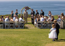With its beautiful ocean views, Seagrove Park is a popular choice for ceremony-only California weddings.